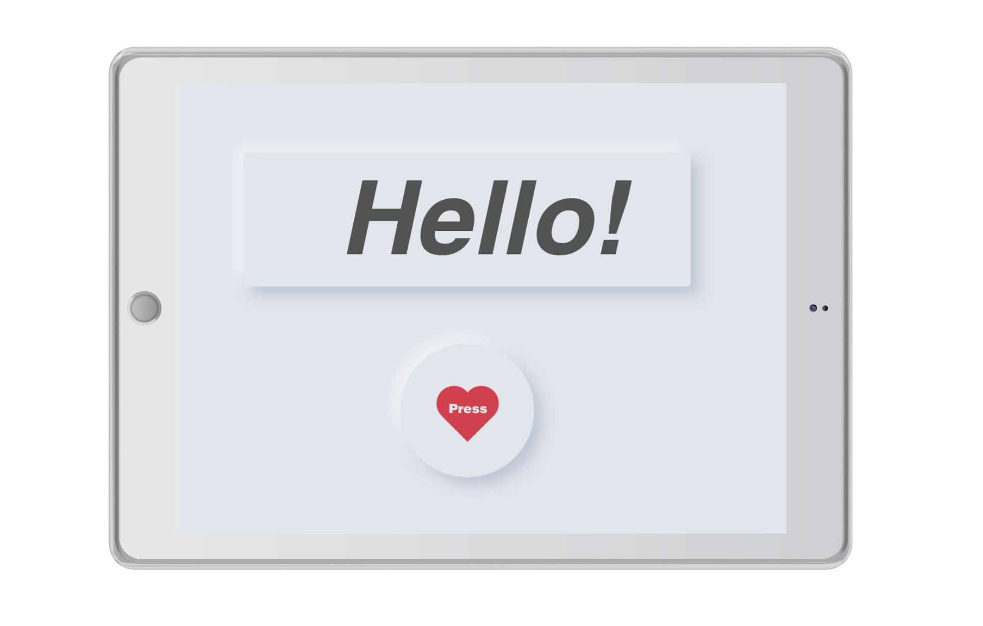 CAISY Survey start UI screen